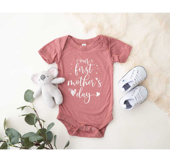 Our First Mother's Day Shirt - Matching Mommy & Me Outfit Gift