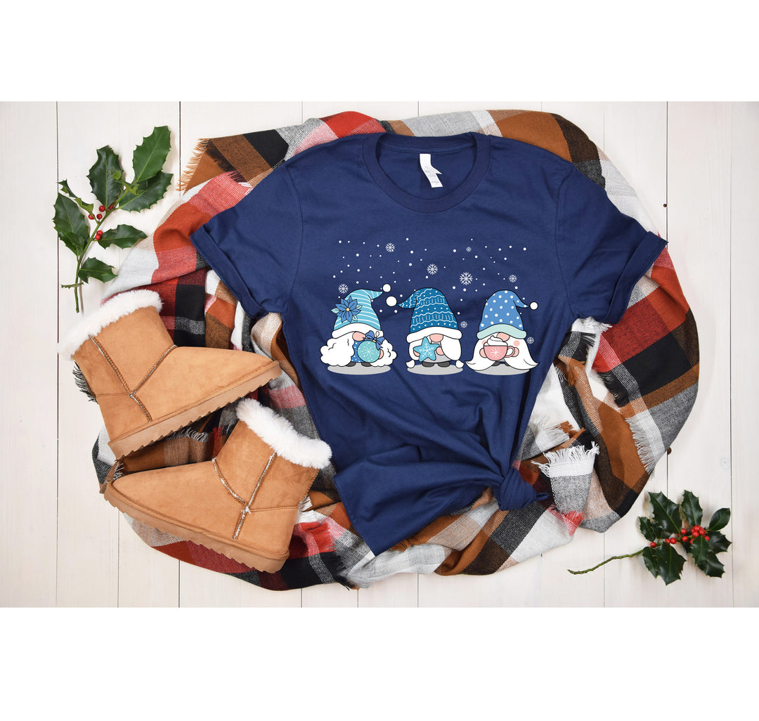 Cute Gnomes Christmas T-Shirt | Ho Ho Ho Holiday Tee