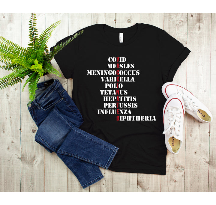 Vaccinated T-Shirt - Pro Vaccine & Funny Nurse Science Shirt