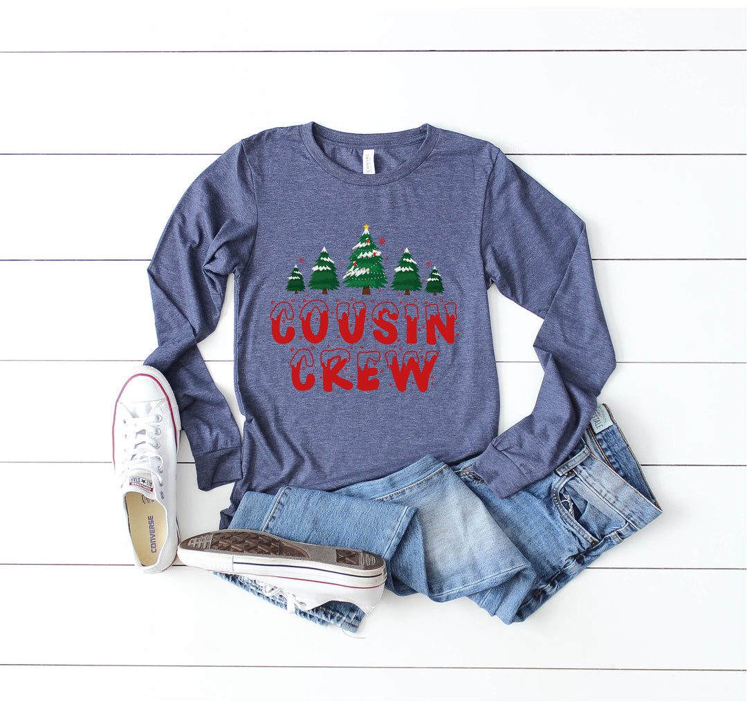 Cousin Crew Long Sleeve Shirt | Christmas Matching Long Sleeve Tee | Cousin Christmas Gift | Family Reunion Shirt