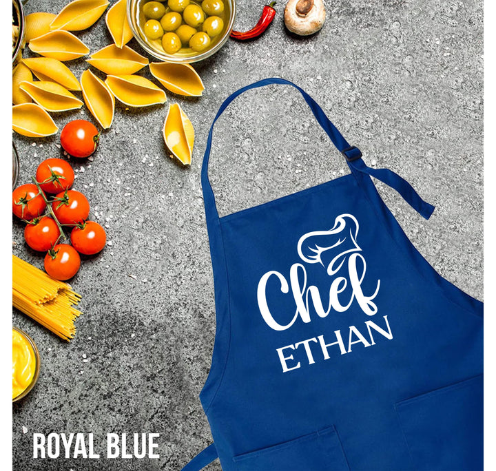 Personalized Kitchen Apron - Customizable Chef Apron for Men & Women