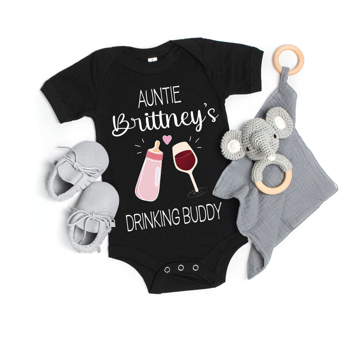 Funny Auntie Baby Bodysuit - Custom Gift from Auntie