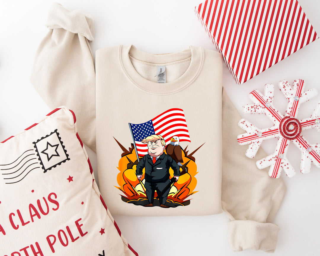 Trump Won Sweatshirt, Trump I'll Back, Trump I'll Be Home for Christmas Shirt funny trump tshirt Humorous Trump Christmas T-Shirt trump pajamas trump sweatshirt Donald Trump Shirt