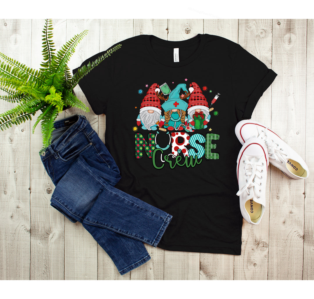 Christmas Nursing Shirt | Nurse Gnome Shirt | Nurse Crew Shirt