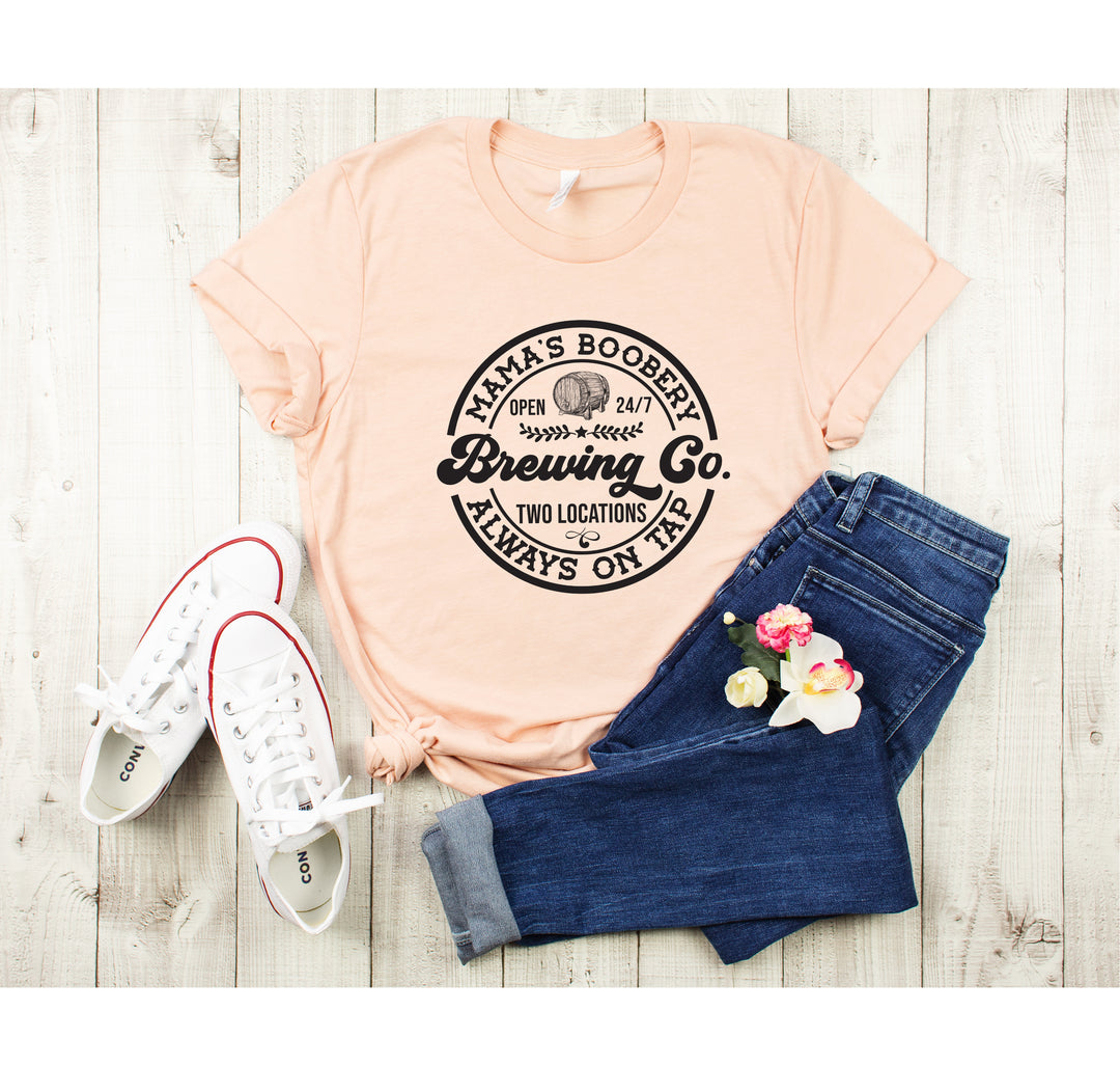 Brewing Co Shirt - Funny Breastfeeding Tee | New Mom & Baby Shower Gift