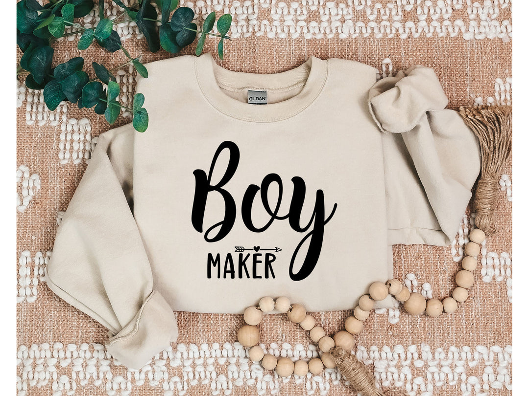 Boy Maker Sweatshirt - Funny Mom Gift for Mother's Day