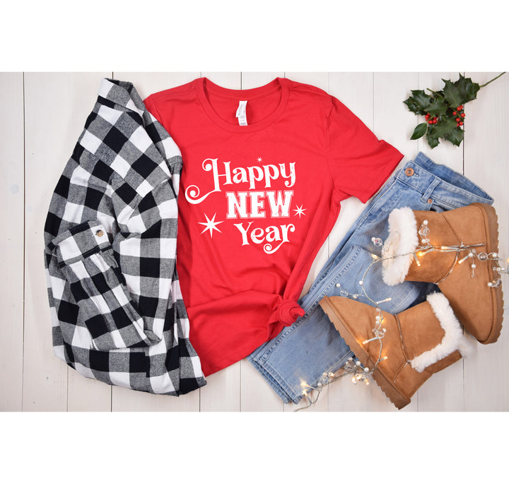 Happy New Year 2024 Shirt | Christmas Crew & Family Holiday Tees