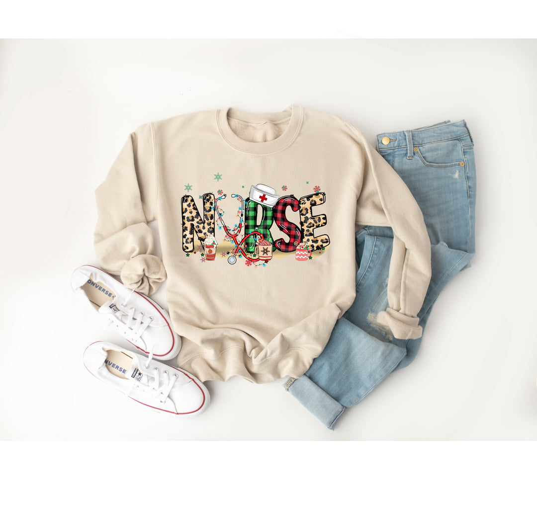 Christmas Nursing Sweatshirt - 2024 Nurse Shirt & Holiday Gift