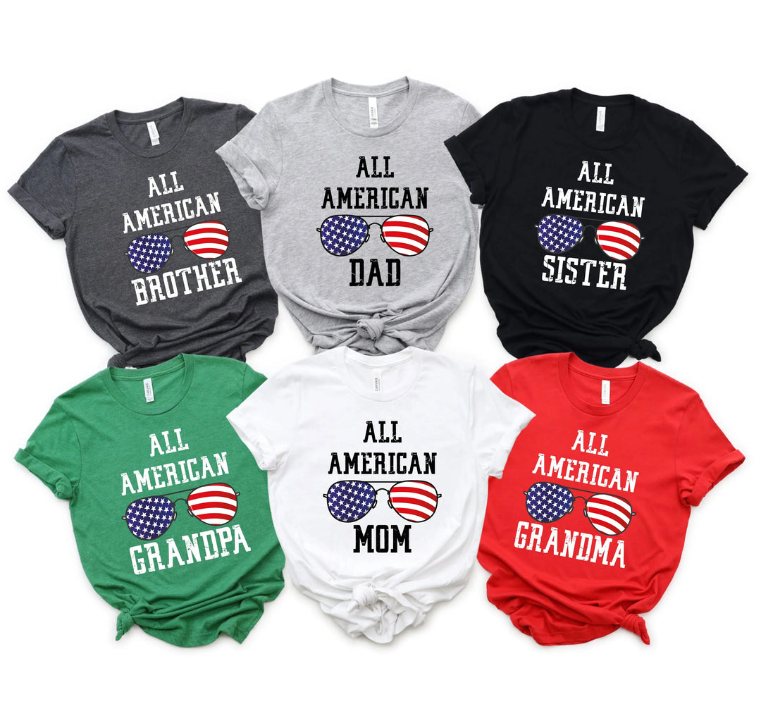 4th of July Matching Family T-Shirt - Patriotic & Independence Day Tees Shirtprintingcenter