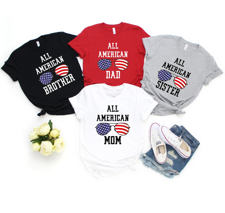 4th of July Matching Family T-Shirt - Patriotic & Independence Day Tees Shirtprintingcenter