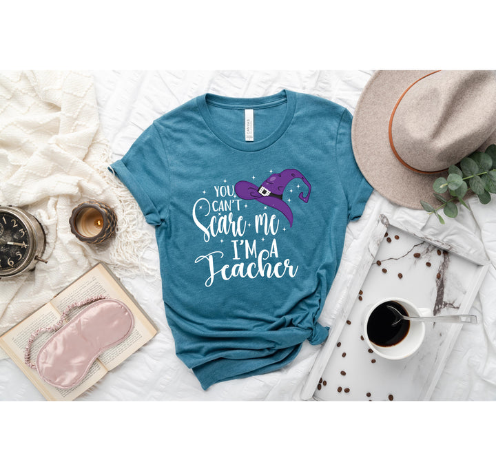 You Can't Scare Me I'm a Teacher Halloween Shirt | Spooky Teacher Gift