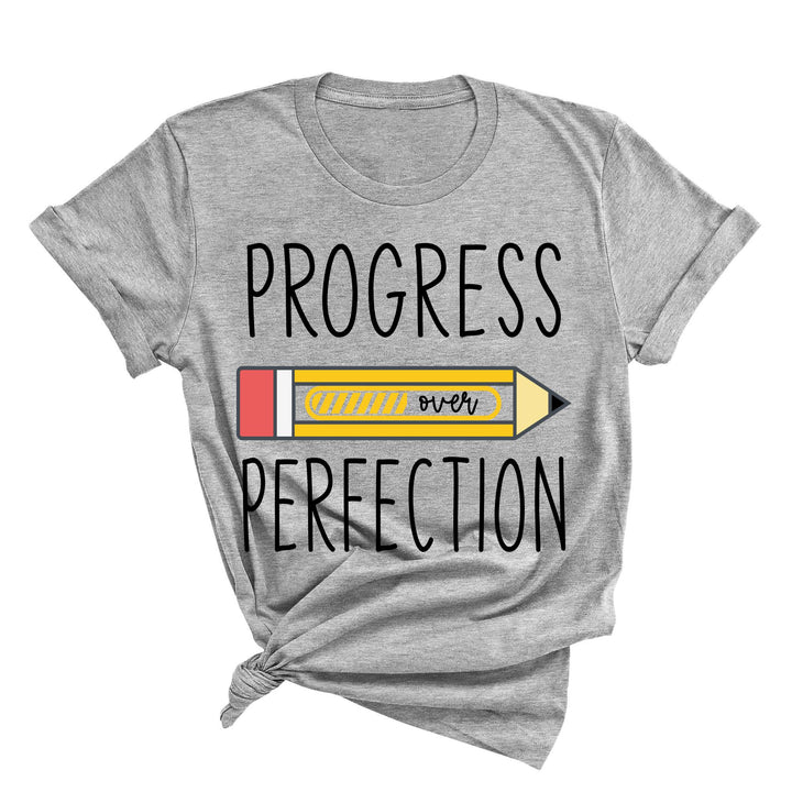 Progress Over Perfection Shirt, Retro Teacher Tee, New Teacher Gifts