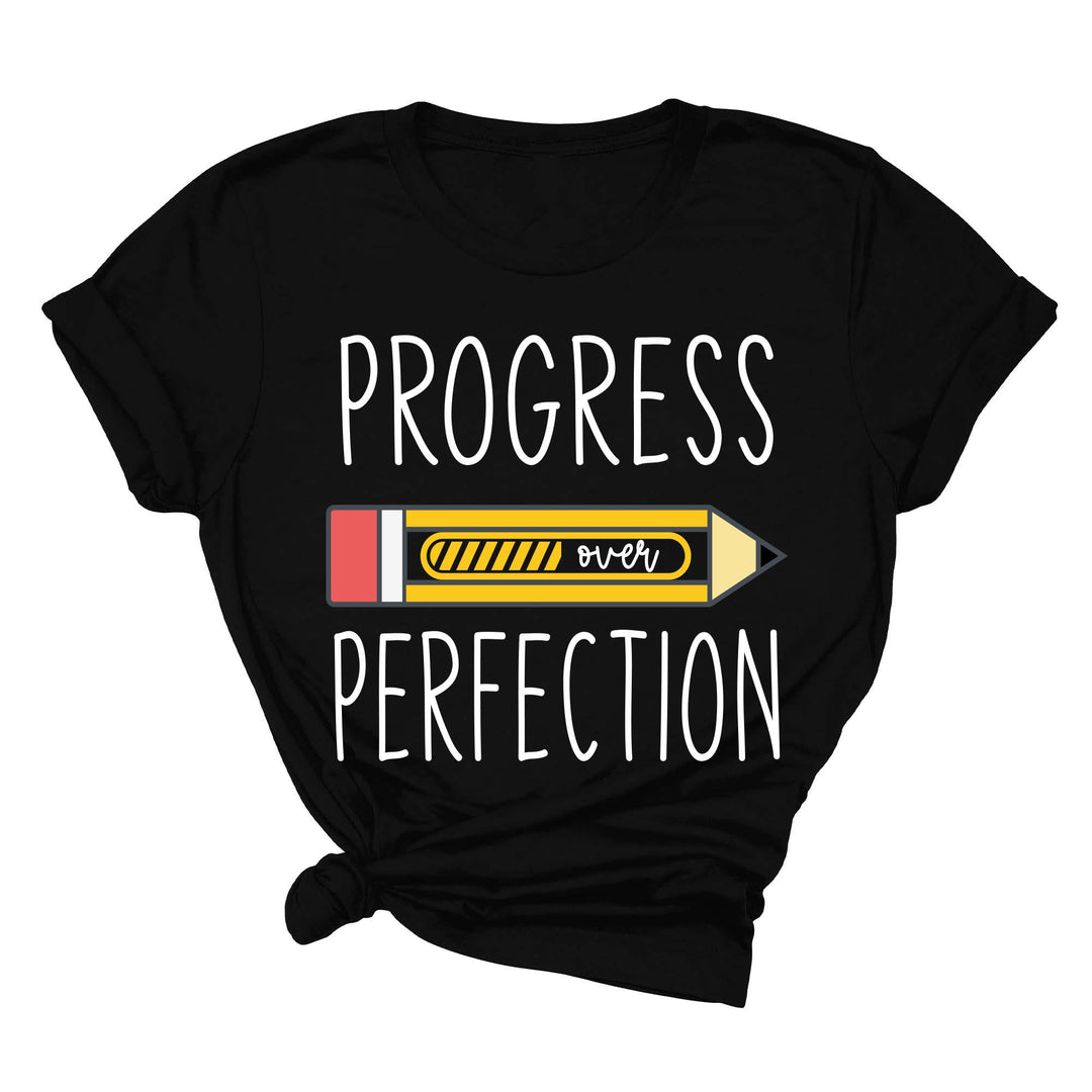 Progress Over Perfection Shirt, Retro Teacher Tee, New Teacher Gifts