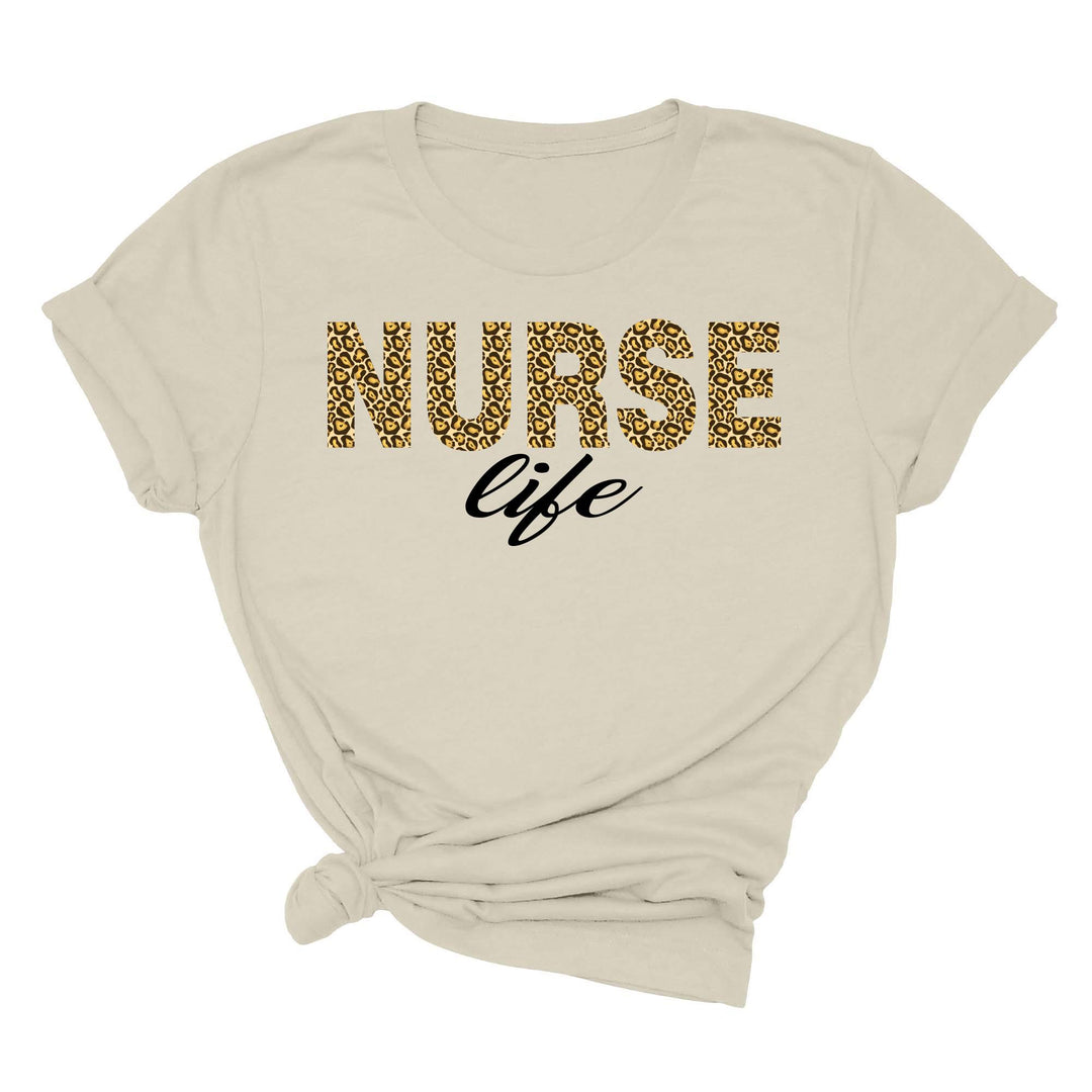 Leopard Nurse Shirt - Future Nurse Gift & Nursing School Tee for Women