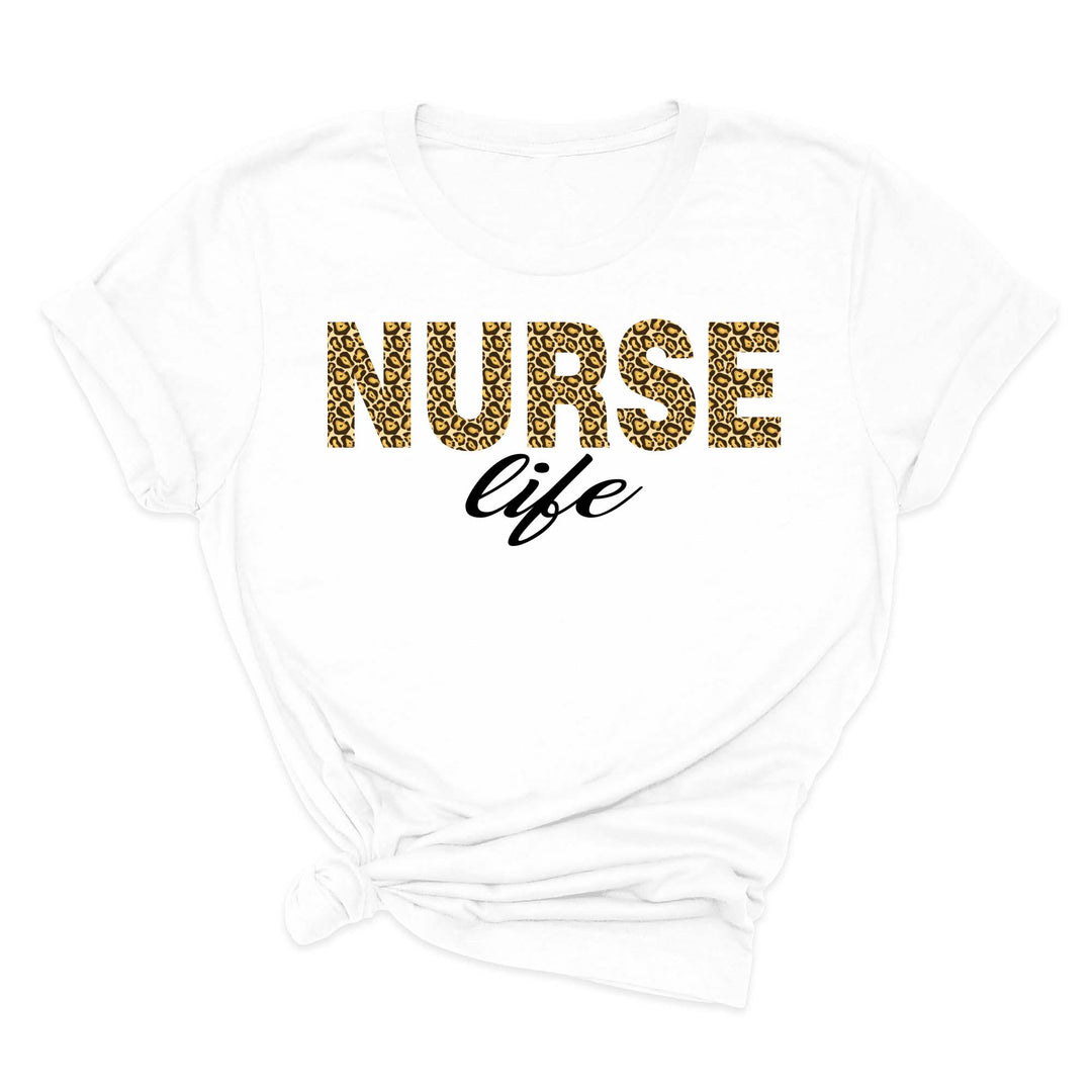 Leopard Nurse Shirt - Future Nurse Gift & Nursing School Tee for Women