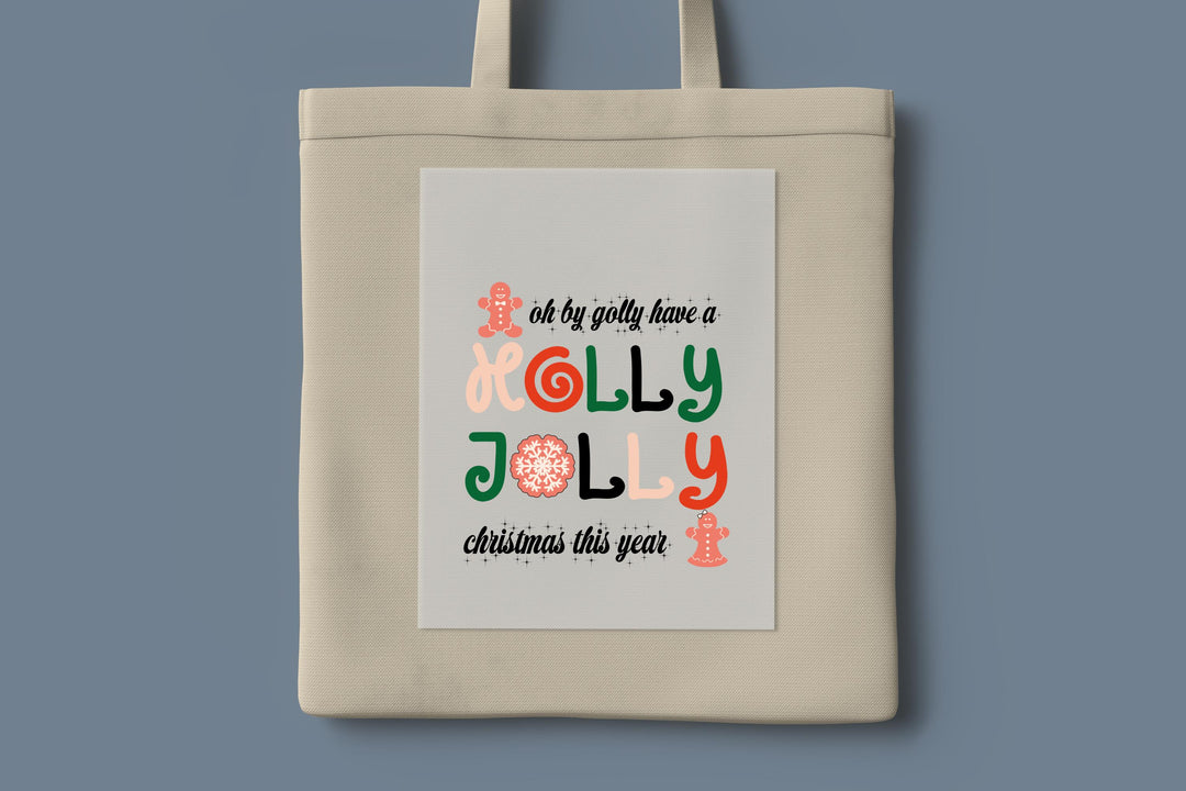 Have a Holly Jolly Christmas DTF Transfer | Retro Christmas Design