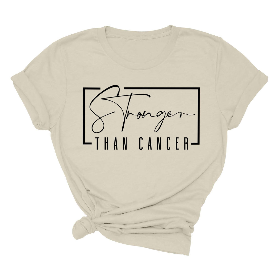 Stronger Than Cancer T-Shirt - Survivor & Awareness Tee