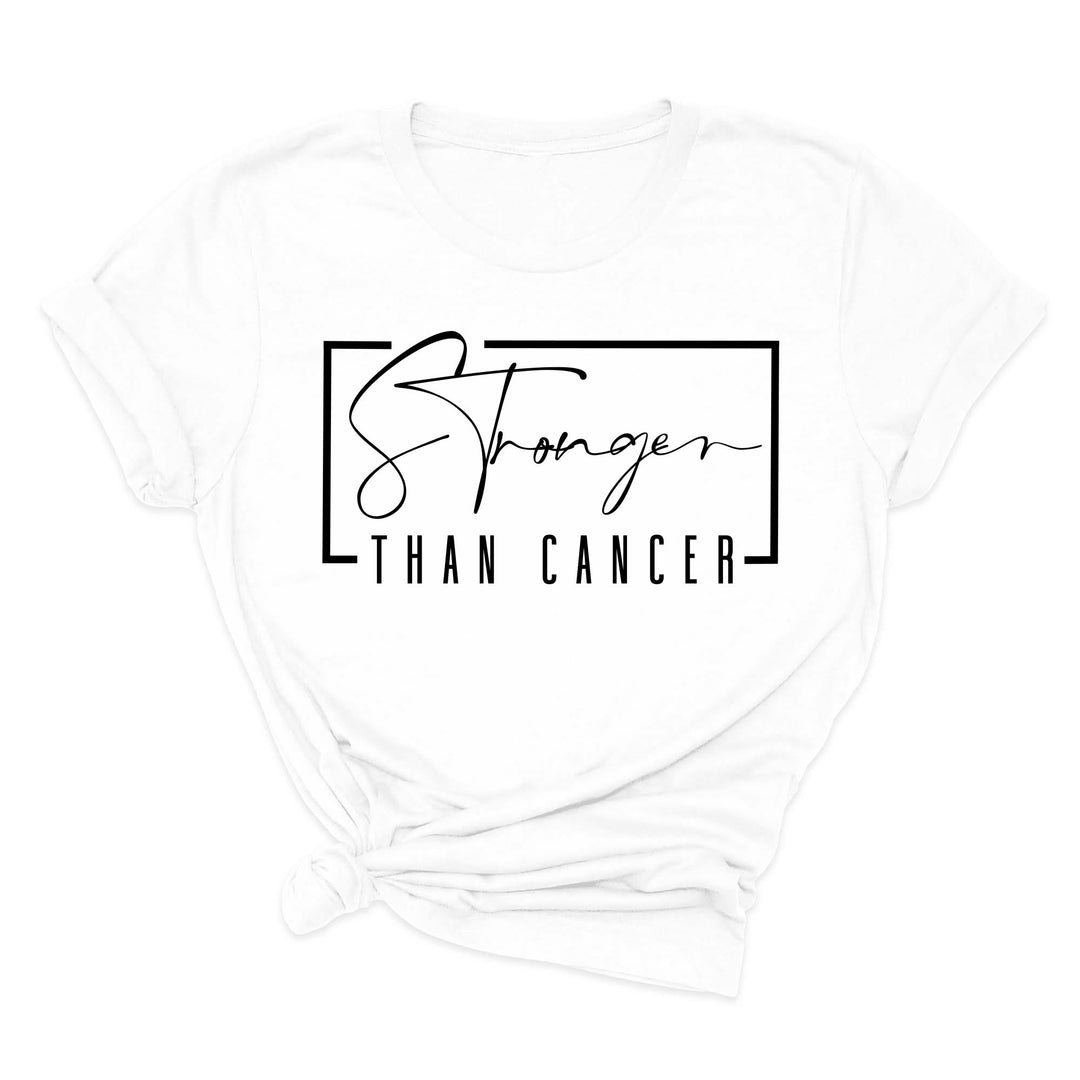 Stronger Than Cancer T-Shirt - Survivor & Awareness Tee