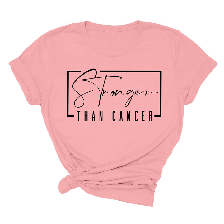 Stronger Than Cancer T-Shirt - Survivor & Awareness Tee