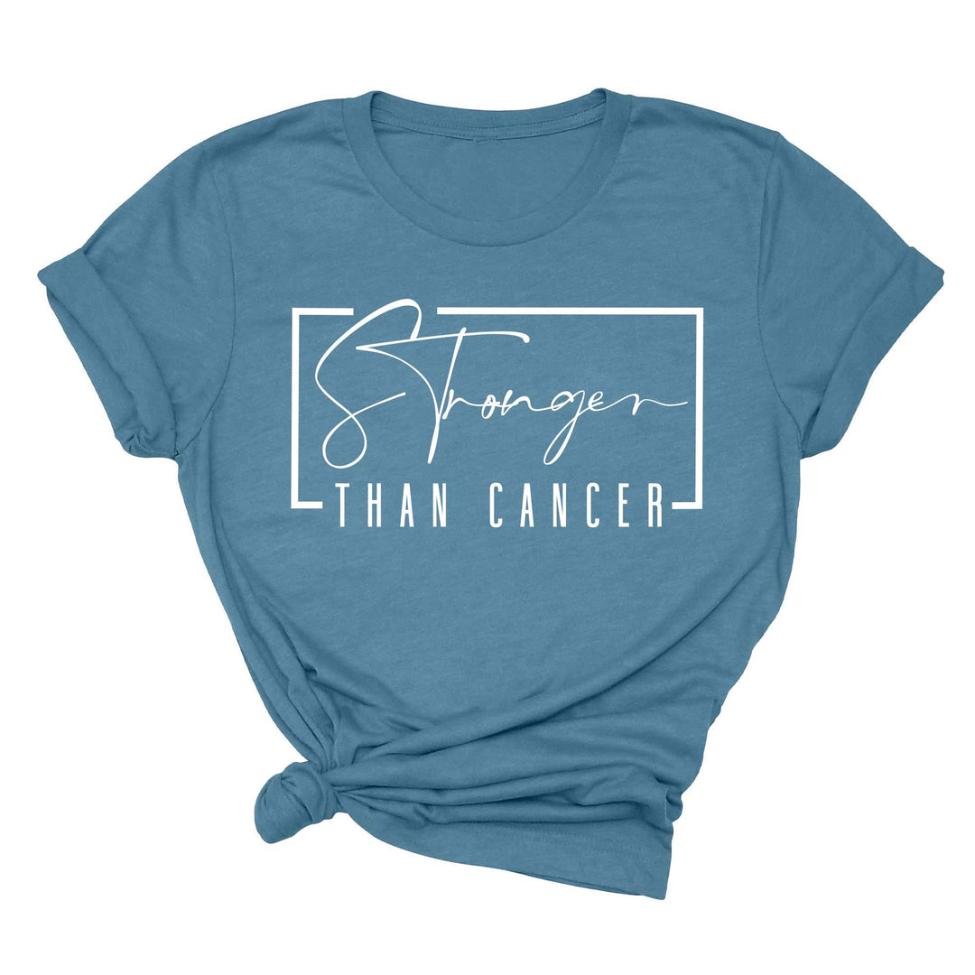 Stronger Than Cancer T-Shirt - Survivor & Awareness Tee