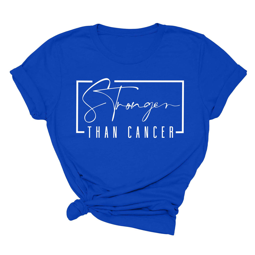 Stronger Than Cancer T-Shirt - Survivor & Awareness Tee