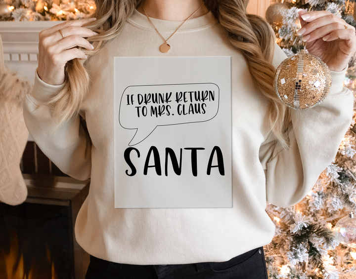 Santa and Mrs. Claus Couple DTF Transfers, Christmas Couple, Matching Christmas Tee, Funny Couple Shirts, Santa Claus T Shirts, Funny Christmas Dtf Transfers