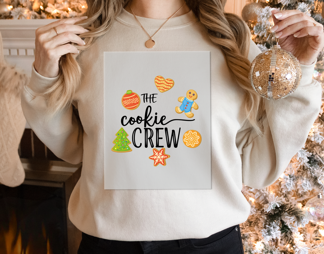 Cookie Crew DTF Transfers | Cookie Lover Christmas Family Cookie Crew Shirt | Cookie Lover Christmas Family DTF