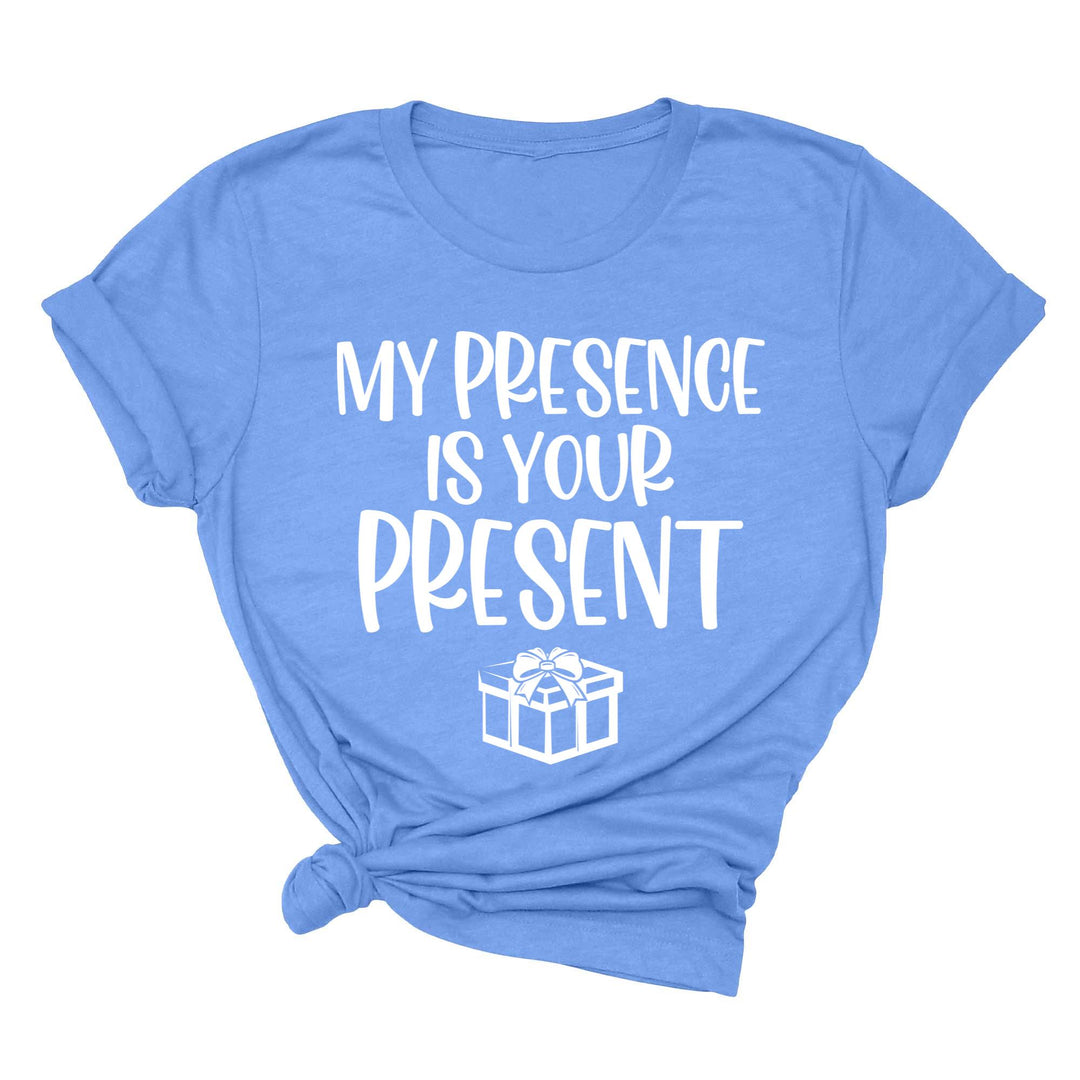 My Presence Is Your Present Shirt - Funny Christmas Couple Matching Tee