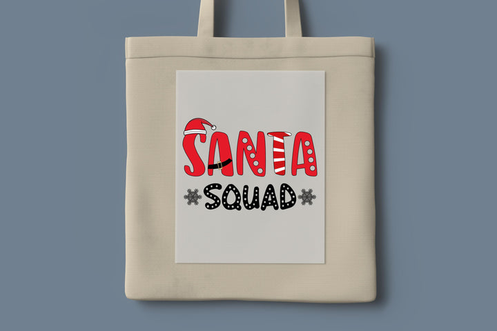 Santa Squad DTF Transfers | Family Christmas Matching DTF