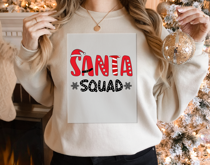 Santa Squad DTF Transfers | Family Christmas Matching DTF