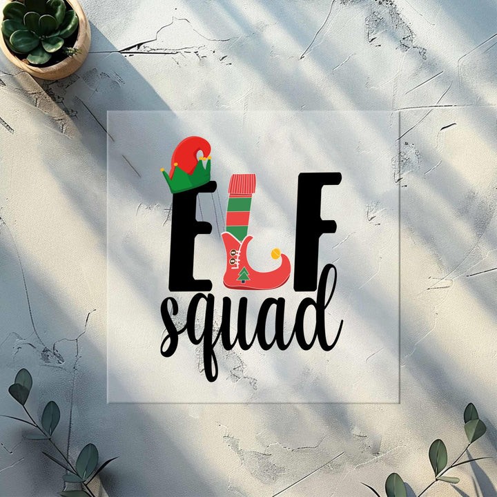 Elf Squad DTF Transfers| Christmas Matching Family DTF