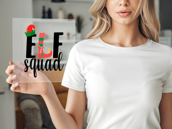 Elf Squad DTF Transfers| Christmas Matching Family DTF