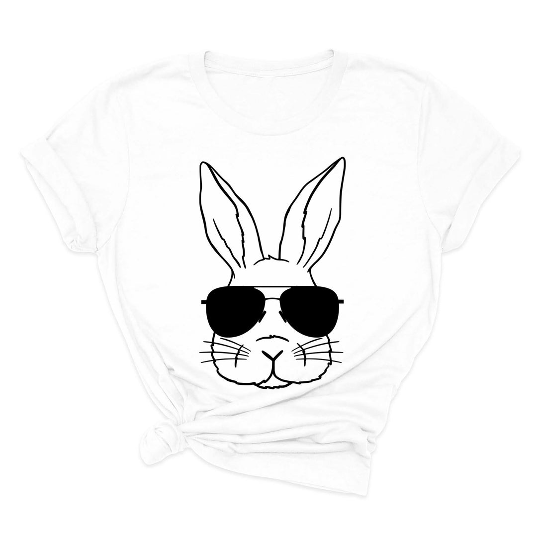 Easter Bunny Shirt - Sunglasses Raglan & Peeps Kids Tee