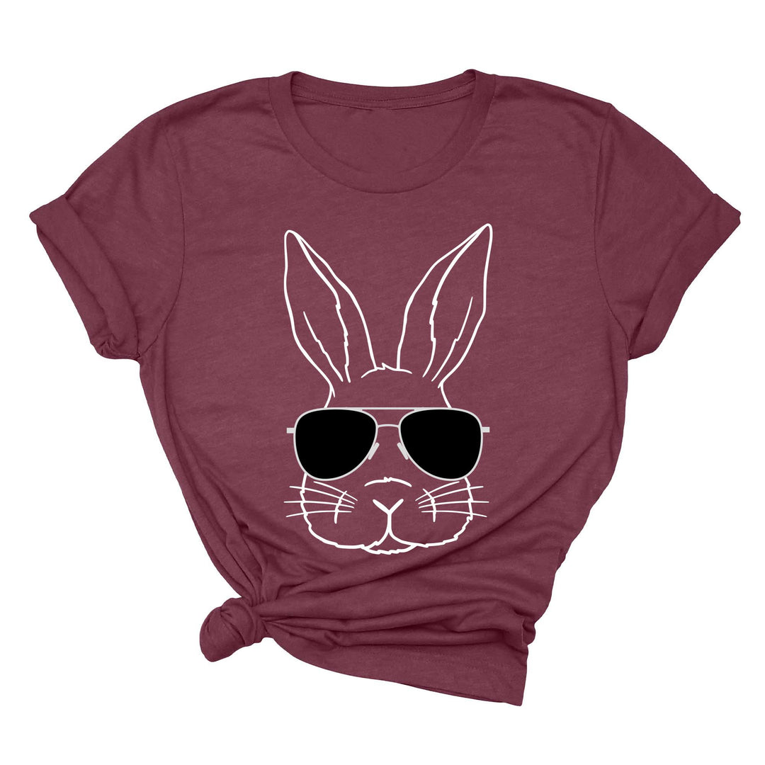 Easter Bunny Shirt - Sunglasses Raglan & Peeps Kids Tee