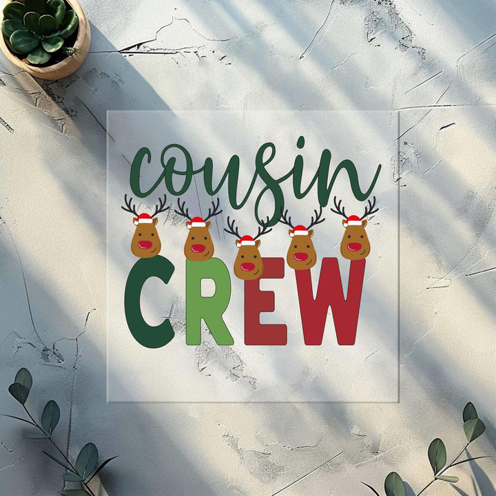 Cousin Crew Christmas DTF Transfers | Matching Cousin DTF