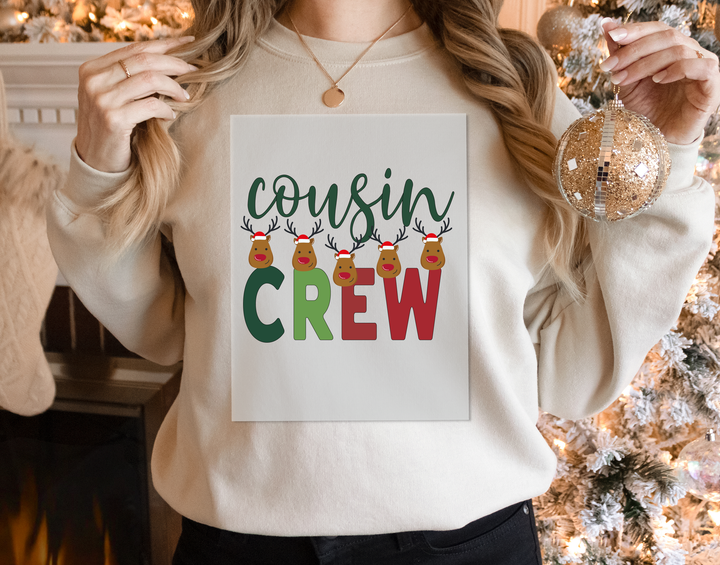 Cousin Crew Christmas DTF Transfers | Matching Cousin DTF