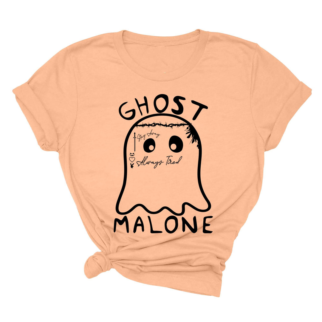 Ghost Malone Halloween Shirt | Funny Cute Ghost Tee | Matching Halloween Gift