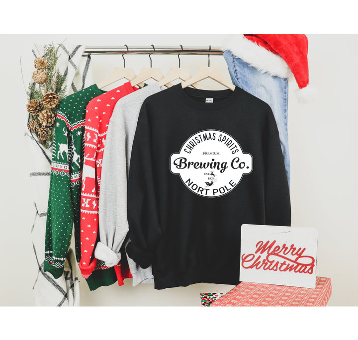 North Pole Brewing Co. Sweatshirts | North Pole Sweatshirts | Family Christmas Gift