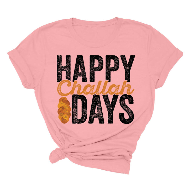 Happy Challah Days Tee - Hanukkah & Jewish Art Gift Shirt