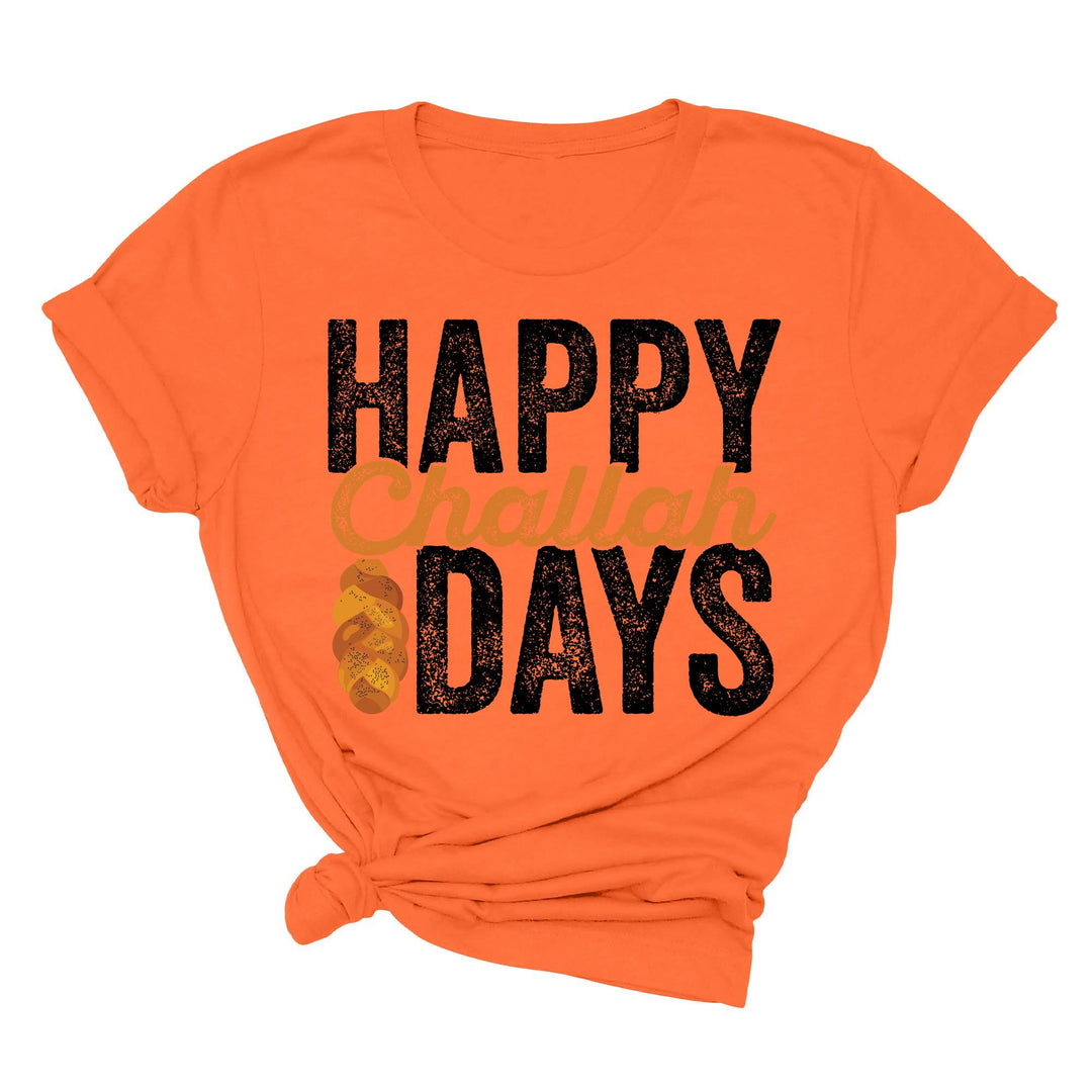 Happy Challah Days Tee - Hanukkah & Jewish Art Gift Shirt