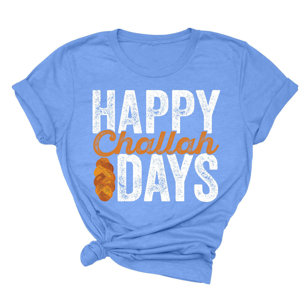 Happy Challah Days Tee - Hanukkah & Jewish Art Gift Shirt