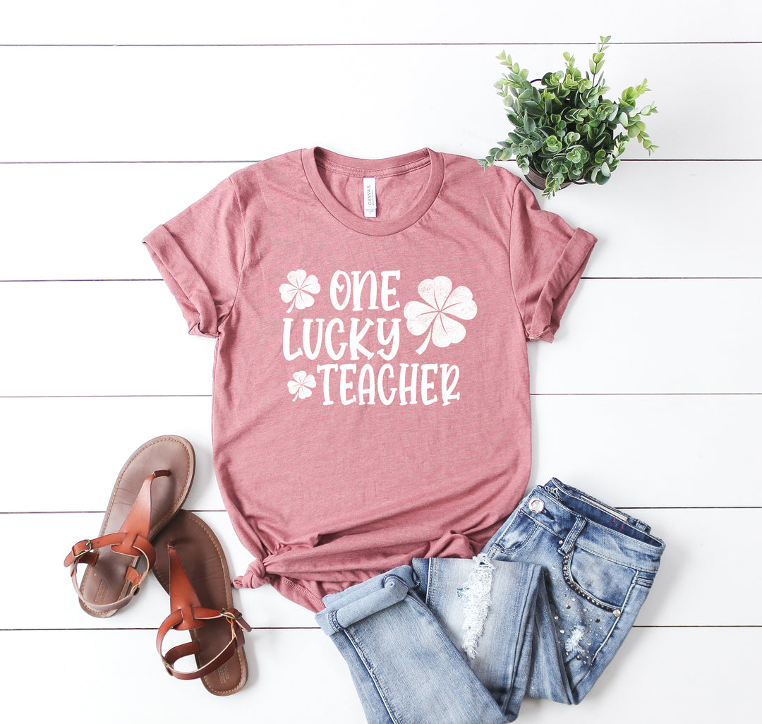 Lucky Teacher Shirts | One Lucky Teacher St. Patrick's Day Shirt