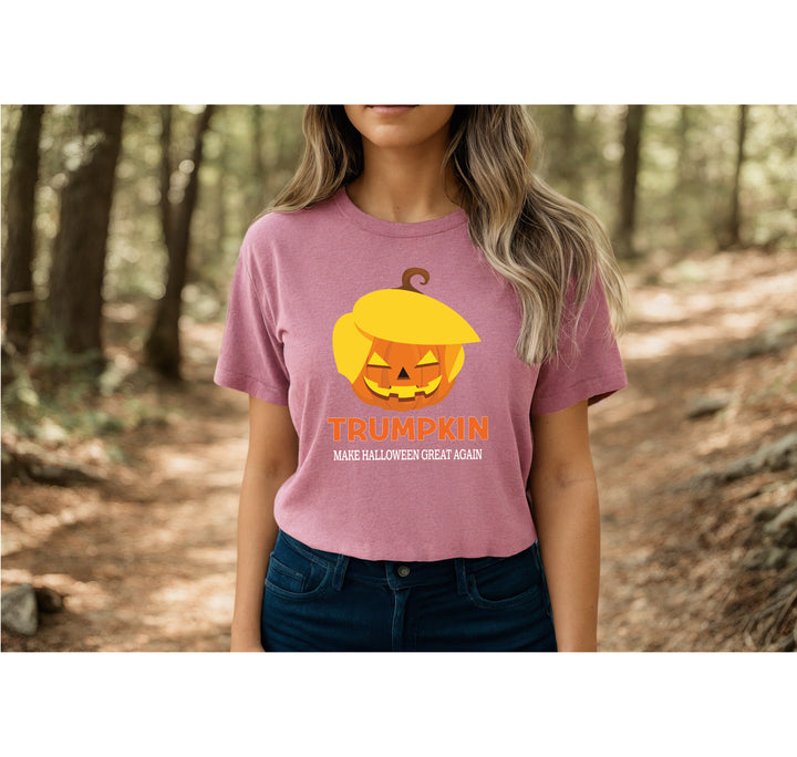 Funny Halloween Trumpkin Shirt | Make Halloween Great Again Trump 2024 Tee