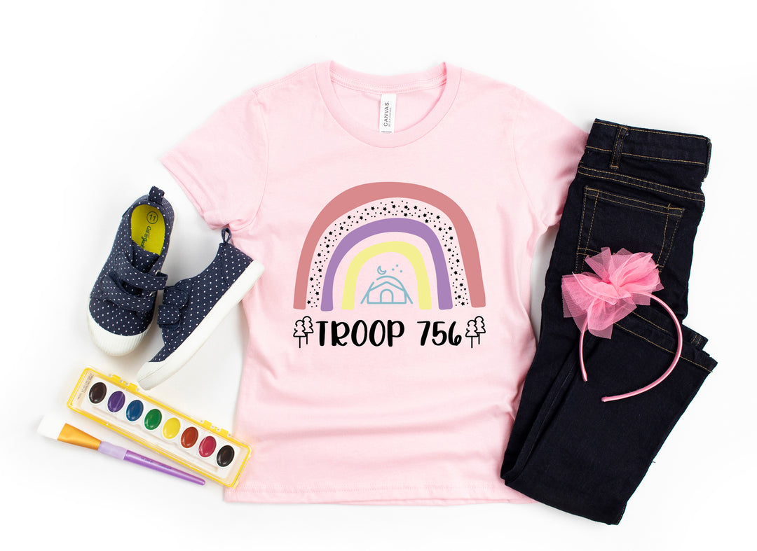 Girls Camping Shirt - Camp Tee & Troop Tshirts | Camping Girl