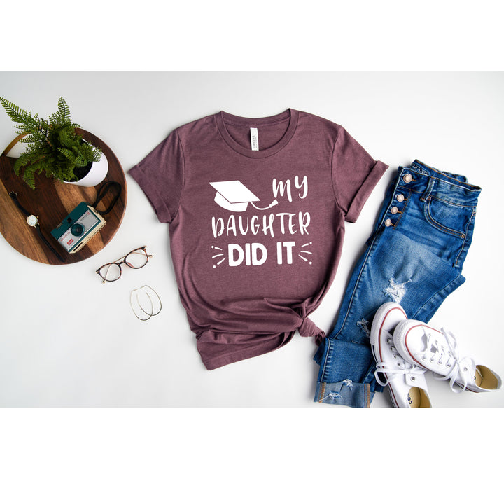 My Mommy Did It Shirt, Proud Mom Graduation Tee, Senior Mom Gift