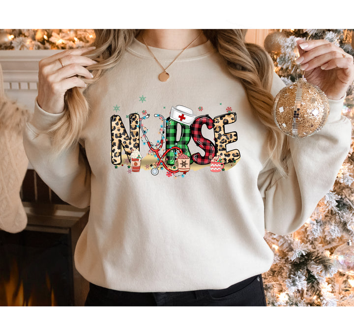 Christmas Nursing Sweatshirt - 2024 Nurse Shirt & Holiday Gift