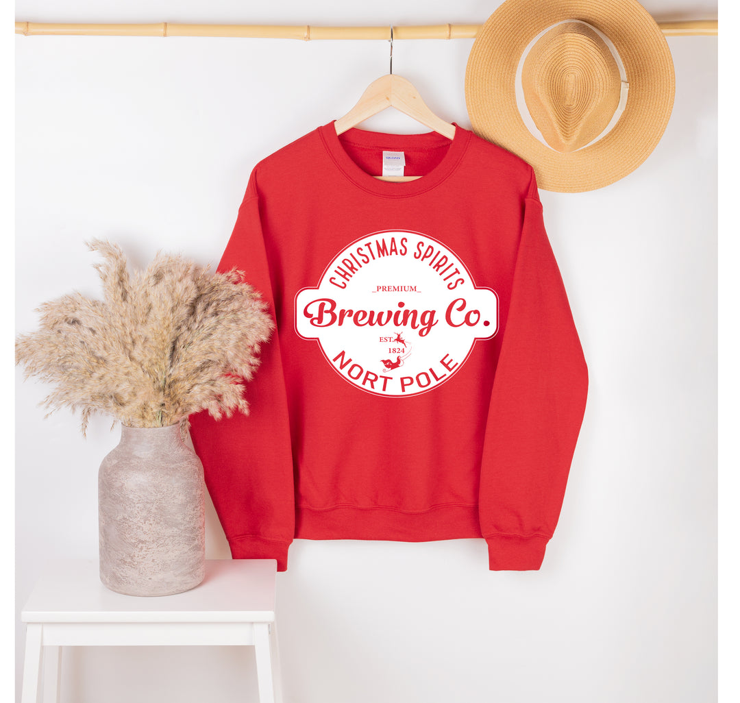 North Pole Brewing Co. Sweatshirts | North Pole Sweatshirts | Family Christmas Gift