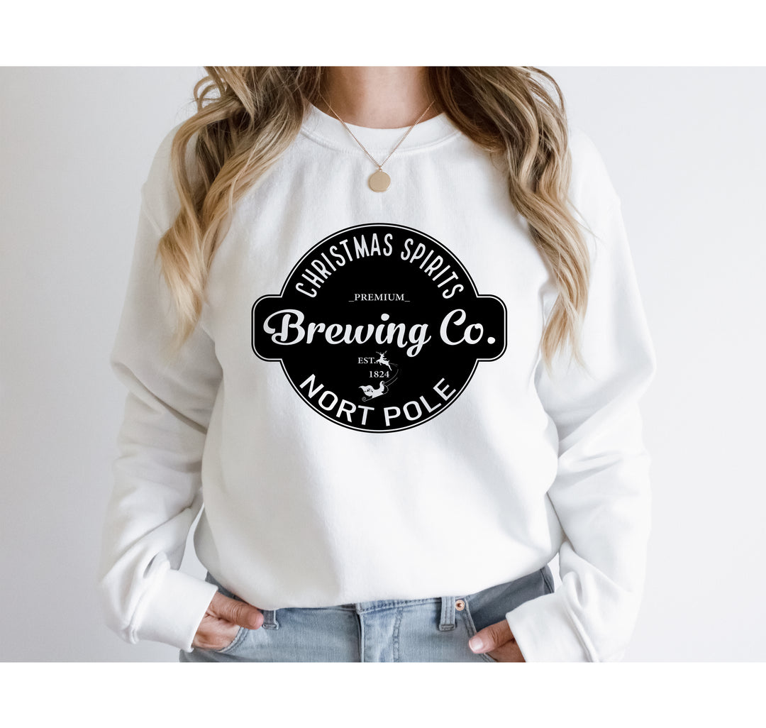 North Pole Brewing Co. Sweatshirts | North Pole Sweatshirts | Family Christmas Gift