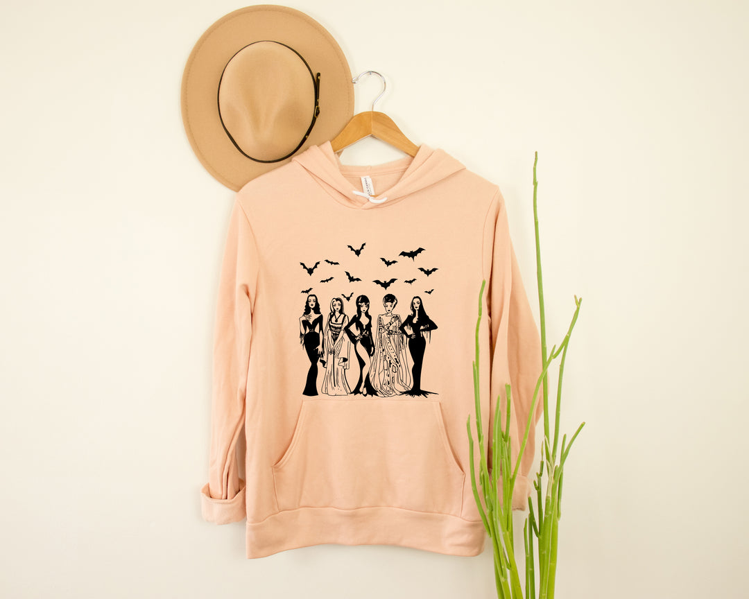 Spooky Squad Hoodie - Halloween Horror & Fall Design for Women