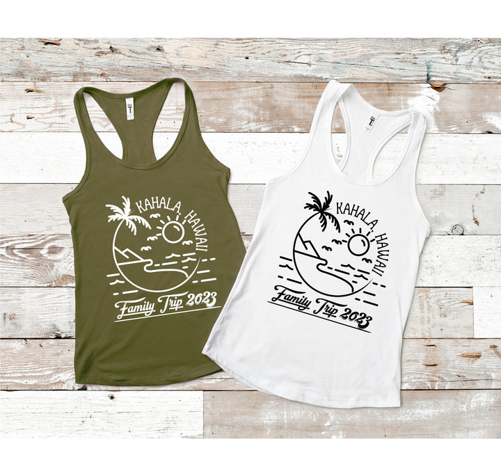 Custom Family Vacation Tank - Beach Matching Tees | Summer 2024